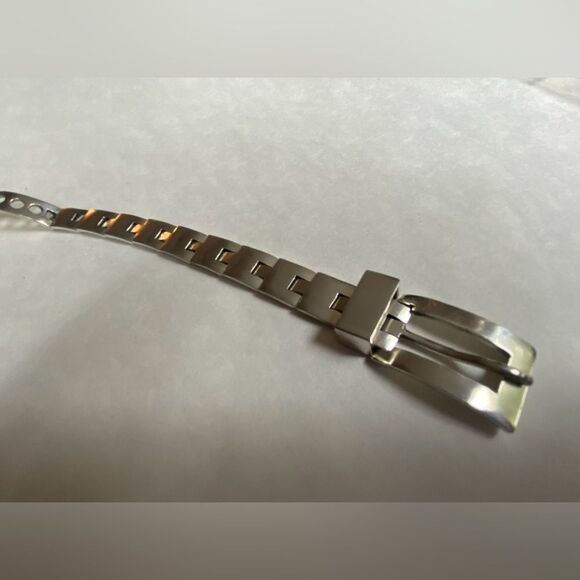 Rare Taxco Salvador Juller Gracia Signed Sterling Silver 925 Buckle Bracelet - Picture 4 of 10